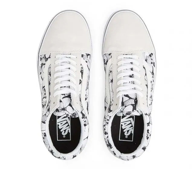 WHITE | (BUTTERFLY) OLD BLACK TRUE Site-wide sale Price drop | SKOOL VANS