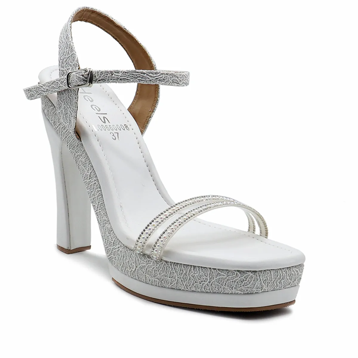 White Fancy Sandal L00660008