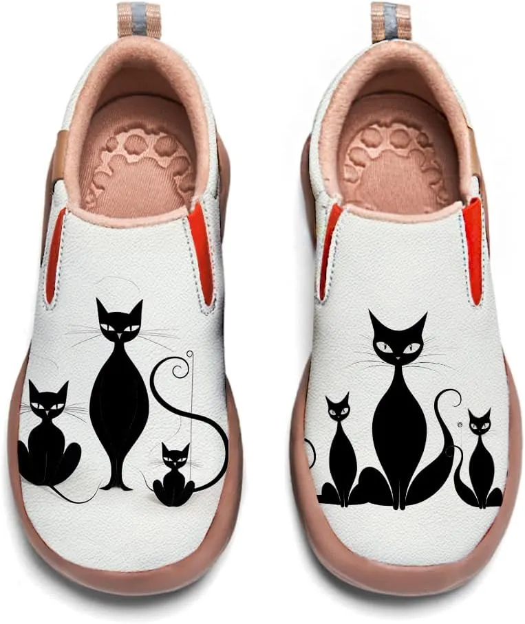 Women's Art Painted Travel Shoes Slip On Fashion Sneaker Lightweight Comfort Casual Leather Loafers