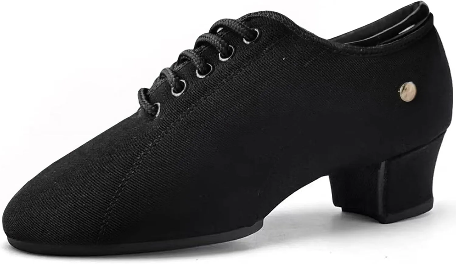 Women's Ballroom Dance Shoes Lace-up Closed Toe Suede Sole Professional Modern Salsa Latin Teaching Practice Performance Dance Shoes