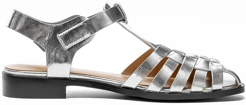 Women's Flat Leather Roman Sandal