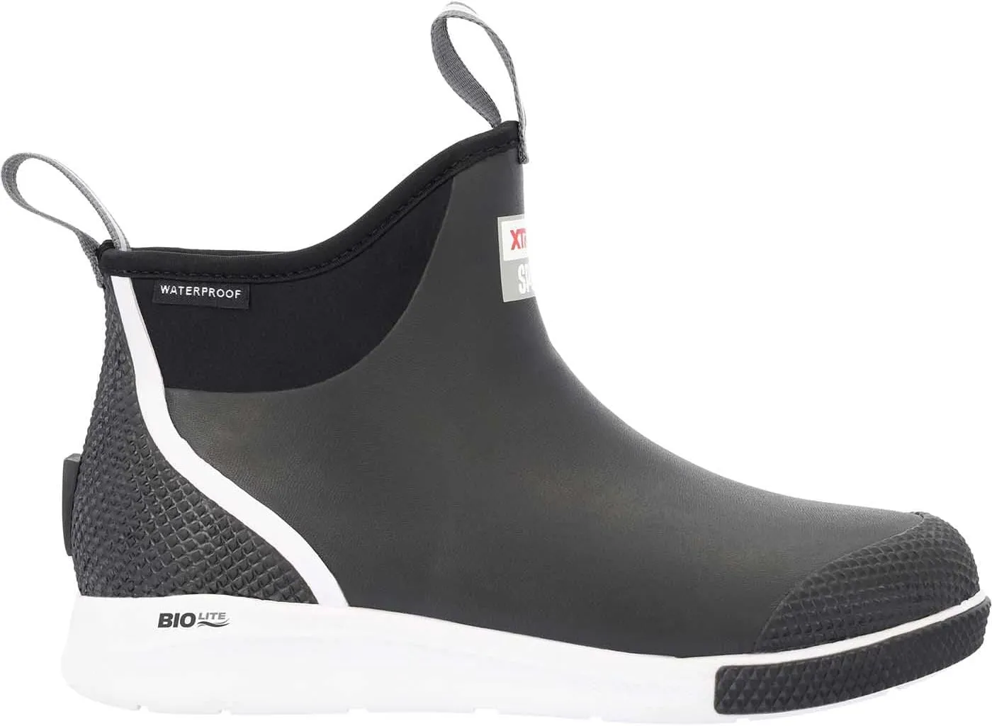 Xtratuf Men's 6 Inch Sport Ankle Deck Boot, Black