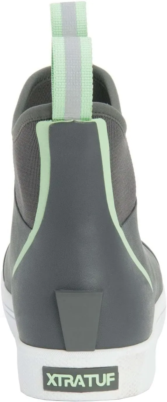 Xtratuf Women's Wheelhouse 6 Inch Ankle Deck Boot, Blue Coho, Size 11