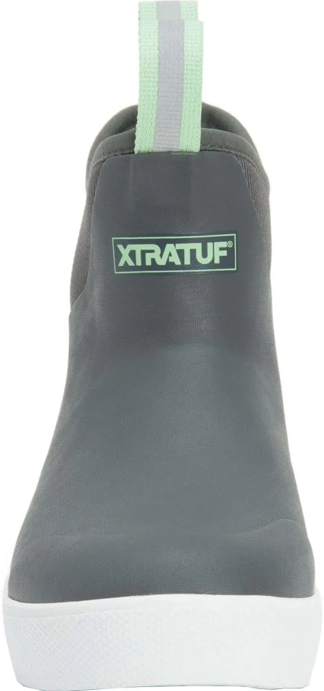 Xtratuf Women's Wheelhouse 6 Inch Ankle Deck Boot, Blue Coho, Size 11