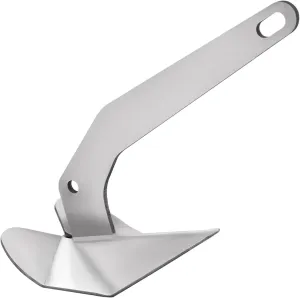Yacht Boat Anchor Heavy Duty Triangular Anchor Wing Style Anchor Marine Wing Style Anchor for Boats Small Yacht Boat Anchor Triangle Plow Anchor
