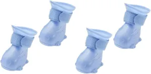 Yardwe 4Pcs Dog Rain Boots Slip Outdoor Shoes for Dogs Durable Comfortable Design for Rainy Days Snowy Weather