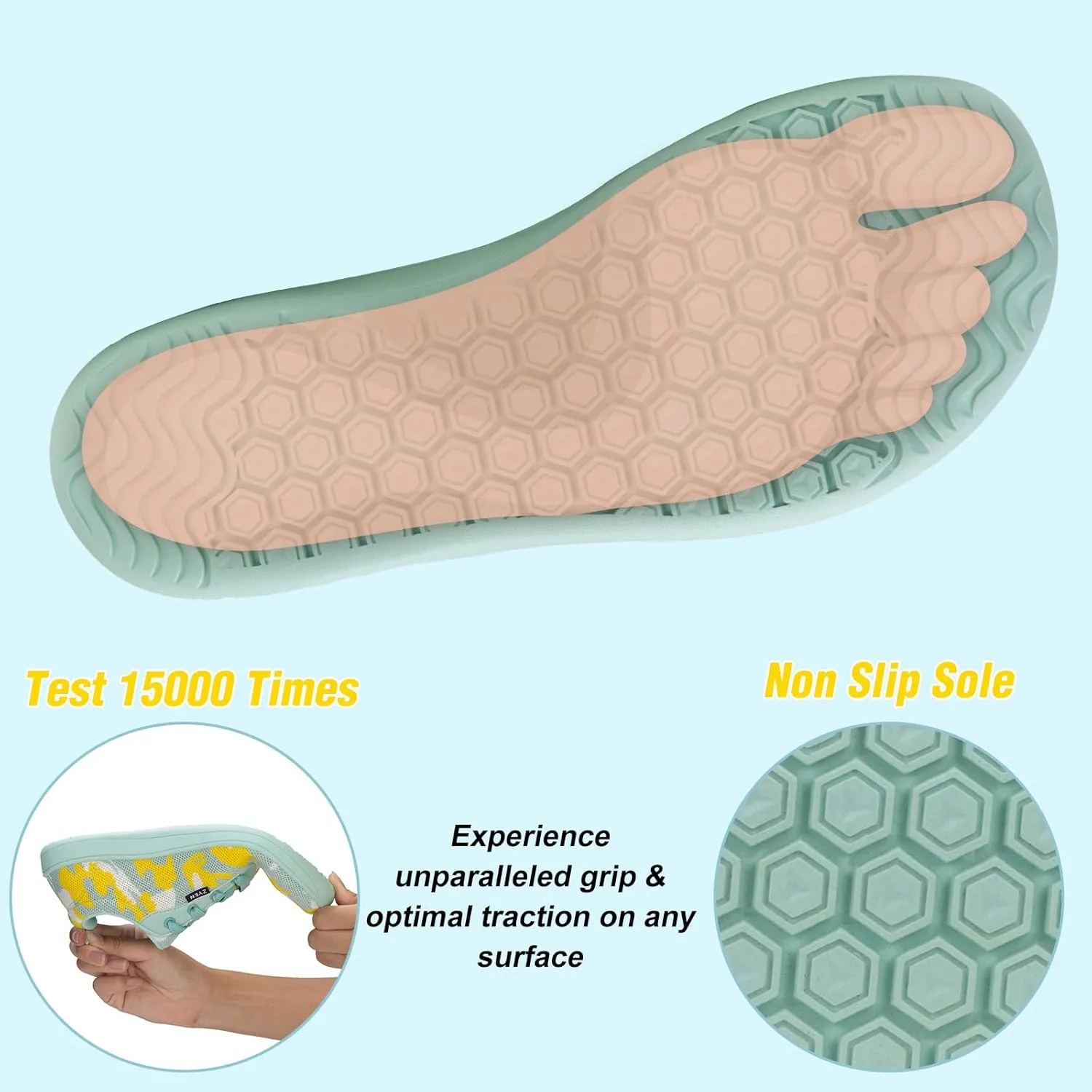 ZYEN Wide Toe Box Barefoot Shoes for Women | Wide Width Breathable Camouflage Shoes | Zero Drop Sole Fashion Non Slip Gym Sneaker Lightweight Minimalist Walking Sneaker